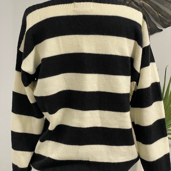 Vintage 80’s stripped sweater Mervyns M/L - Picture 5 of 5